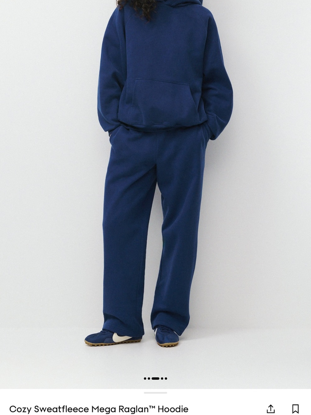 Aritzia Cozy Sweatfleece sweat set